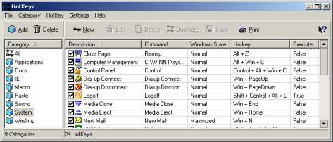 HotKeyz Screenshot
